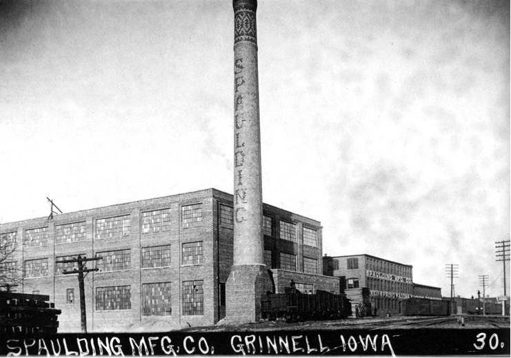 Figure 6: Spaulding Factory Building #5 from SW (Courtesy Drake Community Library) 