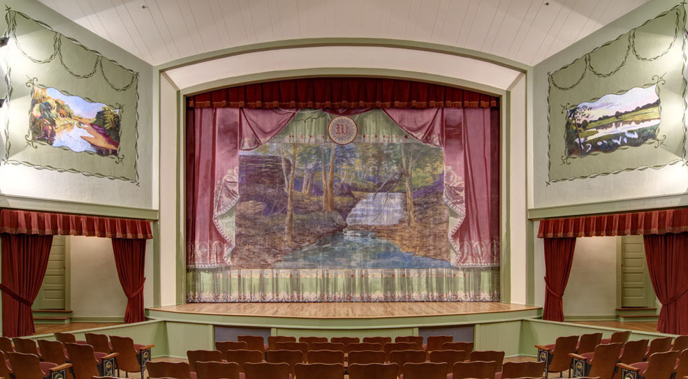 The interior of the Wieting Theatre Opera House, post-renovation. Photo courtesy of Abigail Evans