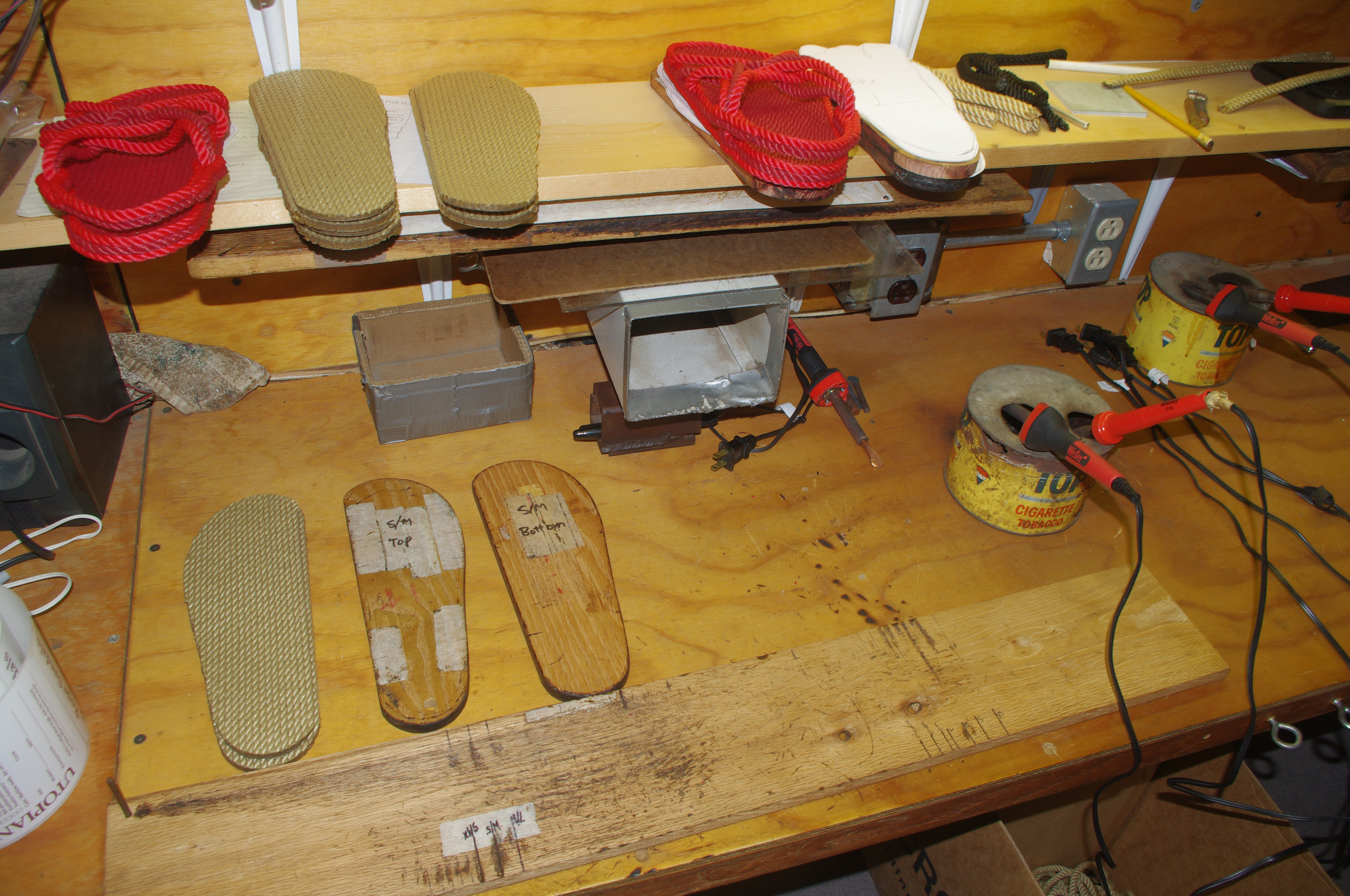 Products for which the East Wind Community is renowned include nut butter and its line of Utopian rope sandals, produced by its members in the on-site workshop