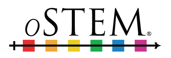 oSTEM (which stands for “out in Science, Technology, Engineering and Math”) is a non-profit professional society focused on supporting LGBT people in STEM careers. oSTEM has over 100 active chapters at colleges and universities, as well as in professional settings in both the U.S. and abroad. Logo courtesy of oSTEM.