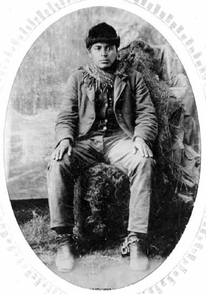 Arch Wolfe in shackles circa 1893
